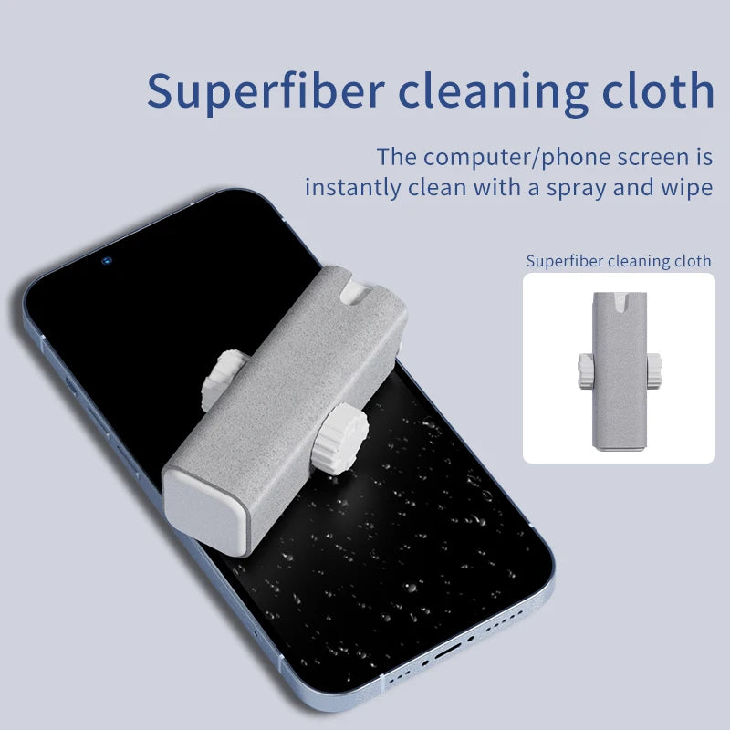 Lens Cleaning Kit — Spray + Microfibre Cloth
