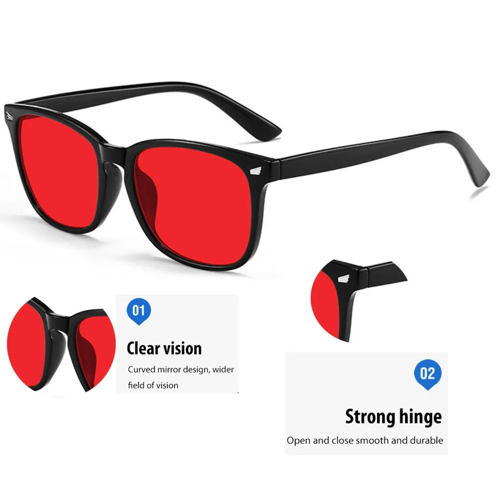 Blue Light Glasses | Red Lens for Gaming & Better Sleep