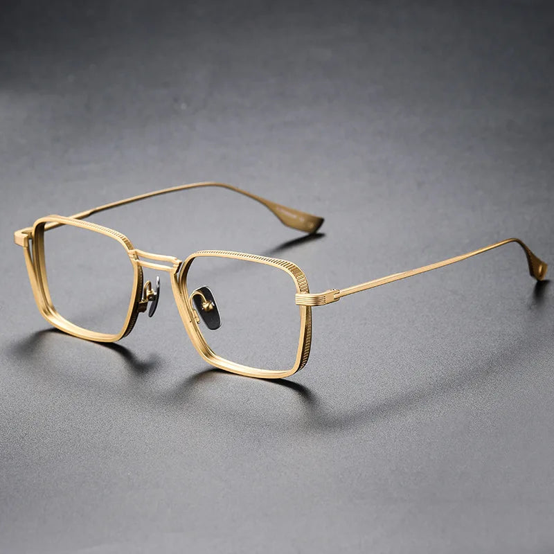 Blue Light Glasses | Retro Luxe Metal Frame | Gold, Gunmetal & Silver