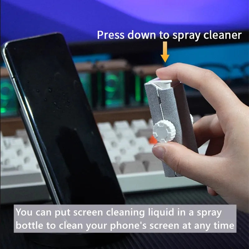 Lens Cleaning Kit — Spray + Microfibre Cloth
