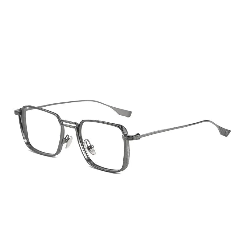 Blue Light Glasses | Retro Luxe Metal Frame | Gold, Gunmetal & Silver